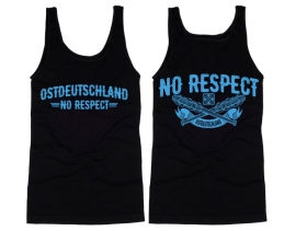 Muskelshirt/Tank Top - Ostdeutschland - No Respect - schwarz/blau Muskelshirt/Tank Top - Ostdeutschland - No Respect - schwarz/blau