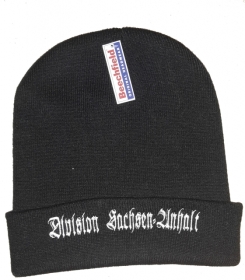 Mütze - Division Sachsen-Anhalt - schwarz Mütze - Division Sachsen-Anhalt - schwarz