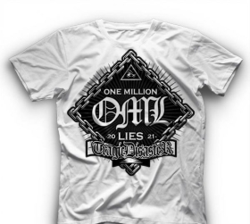T-Hemd - One Million Lies - Tragic disaster - Shirt weiß T-Hemd - One Million Lies - Tragic disaster - Shirt weiß