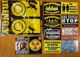 Aktivisten Paket - NOT WELCOME - 300 Stück + Fahne REFUGEES NOT WELCOME Aktivisten Paket - NOT WELCOME - 300 Stück + Fahne REFUGEES NOT WELCOME
