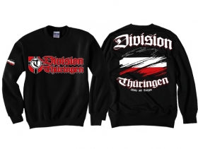 Pullover - Division Thüringen - Motiv 1 - schwarz Pullover - Division Thüringen - Motiv 1 - schwarz