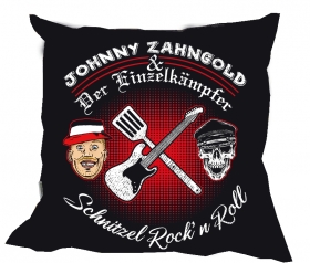 Kissen - Johnny Zahngold - Schnitzel Rock n Roll Kissen - Johnny Zahngold - Schnitzel Rock n Roll