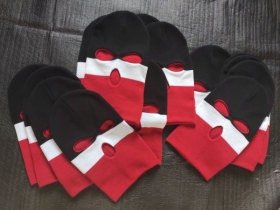 Balaclava - Sturmhaube - Schwarz - weiß - rot - 3er Set +++Angebot+++ Balaclava - Sturmhaube - Schwarz - weiß - rot - 3er Set +++Angebot+++