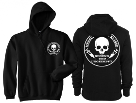 Frauen - Kapuzenpullover - Gesund & Ungeimpft - Motiv 2 Frauen - Kapuzenpullover - Gesund & Ungeimpft - Motiv 2