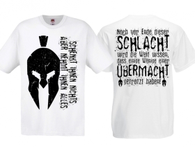 T-Hemd - Sparta - Schenkt Ihnen nichts - Nehmt Ihnen alles - weiß/schwarz T-Hemd - Sparta - Schenkt Ihnen nichts - Nehmt Ihnen alles - weiß/schwarz