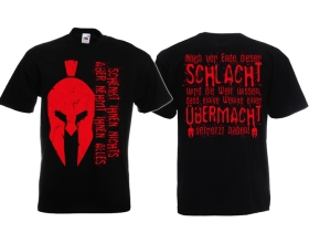 T-Hemd - Sparta - Schenkt Ihnen nichts - Nehmt Ihnen alles - schwarz/rot T-Hemd - Sparta - Schenkt Ihnen nichts - Nehmt Ihnen alles - schwarz/rot