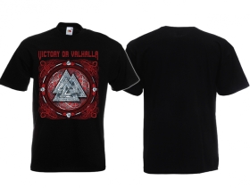 Frauen T-Shirt - Victory or Valhalla - Valknut Frauen T-Shirt - Victory or Valhalla - Valknut