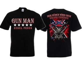 Frauen T-Shirt - Gun Man - Rebel Proud Frauen T-Shirt - Gun Man - Rebel Proud