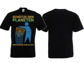 T-Hemd - Schütze den Planeten - schwarz T-Hemd - Schütze den Planeten - schwarz
