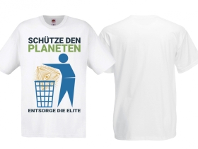 Frauen T-Shirt - Schütze den Planeten - weiß Frauen T-Shirt - Schütze den Planeten - weiß
