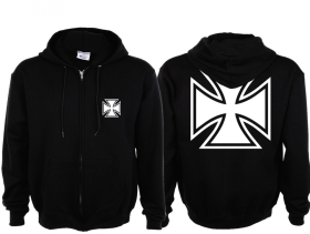 Frauen Kapuzenjacke - Eisernes Kreuz - Brust - klein Frauen Kapuzenjacke - Eisernes Kreuz - Brust - klein