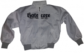 Harrington Jacke - bedruckt - weiß - Hatecore - GNLS Harrington Jacke - bedruckt - weiß - Hatecore - GNLS