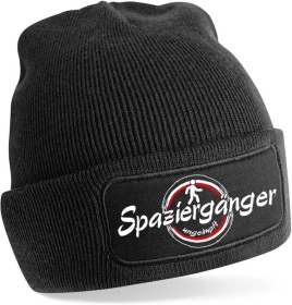 Mütze - BD - Spaziergänger - Motiv 2 - schwarz Mütze - BD - Spaziergänger - Motiv 2 - schwarz