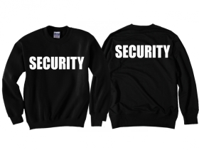 Pullover - Security - Beidseitig bedruckt - groß Pullover - Security - Beidseitig bedruckt - groß