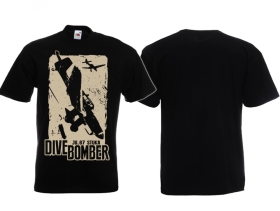 T-Hemd - Dive Bomber - Ju 87 Stuka - schwarz/beige T-Hemd - Dive Bomber - Ju 87 Stuka - schwarz/beige