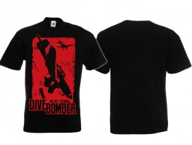 Frauen T-Shirt - Dive Bomber - Ju 87 Stuka - schwarz/rot Frauen T-Shirt - Dive Bomber - Ju 87 Stuka - schwarz/rot