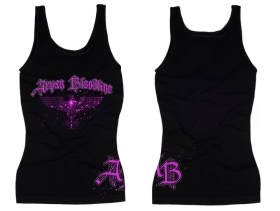 Frauen Top - Aryan Bloodline - Motiv 1 - schwarz/pink Frauen Top - Aryan Bloodline - Motiv 1 - schwarz/pink