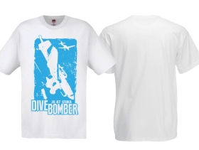 T-Hemd - Dive Bomber - Ju 87 Stuka - weiss/hellblau T-Hemd - Dive Bomber - Ju 87 Stuka - weiss/hellblau