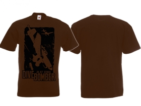 T-Hemd - Dive Bomber - Ju 87 Stuka - braun/schwarz T-Hemd - Dive Bomber - Ju 87 Stuka - braun/schwarz