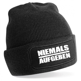 Mütze - BD - Niemals Aufgeben - schwarz Mütze - BD - Niemals Aufgeben - schwarz