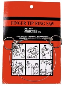 Draht-Säge - mit Ringen Draht-Säge - mit Ringen