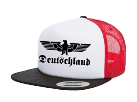 Cap Reichsadler Deutschland - 3-Tone - schwarz/weiß/rot - Trucker Cap Cap Reichsadler Deutschland - 3-Tone - schwarz/weiß/rot - Trucker Cap