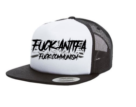 Cap Fuck Antifa - Fuck Communism - 3-Tone - schwarz - Trucker Cap Cap Fuck Antifa - Fuck Communism - 3-Tone - schwarz - Trucker Cap