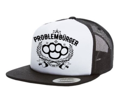 Cap Problembürger - 3-Tone - schwarz - Trucker Cap Cap Problembürger - 3-Tone - schwarz - Trucker Cap