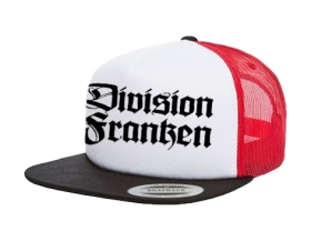 Cap Division Franken - 3-Tone - schwarz/weiß/rot - Trucker Cap Cap Division Franken - 3-Tone - schwarz/weiß/rot - Trucker Cap