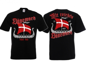 Frauen T-Shirt - Mir reichts ich geh nach Dänemark - schwarz Frauen T-Shirt - Mir reichts ich geh nach Dänemark - schwarz