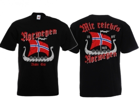 Frauen T-Shirt - Mir reichts ich geh nach Norwegen - schwarz Frauen T-Shirt - Mir reichts ich geh nach Norwegen - schwarz