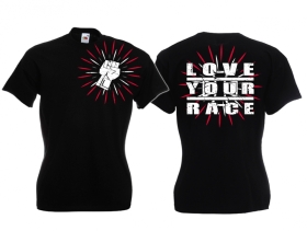 Frauen T-Shirt - Love your Race Frauen T-Shirt - Love your Race