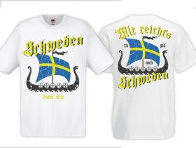 Frauen T-Shirt - Mir reichts ich geh nach Schweden - weiß Frauen T-Shirt - Mir reichts ich geh nach Schweden - weiß