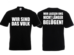 T-Hemd - Wir sind das Volk - schwarz T-Hemd - Wir sind das Volk - schwarz