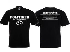 Frauen T-Shirt - Politiker haftbar machen - schwarz Frauen T-Shirt - Politiker haftbar machen - schwarz