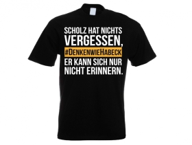 Frauen T-Shirt - #DenkenWieHabeck - Scholz hat nichts vergessen Frauen T-Shirt - #DenkenWieHabeck - Scholz hat nichts vergessen