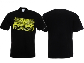 Frauen T-Shirt - Dem System einen Vogel zeigen - schwarz/gelb Frauen T-Shirt - Dem System einen Vogel zeigen - schwarz/gelb