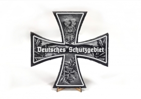 Schieferplatte - Eisernes Kreuz - Deutsches Schutzgebiet Schieferplatte - Eisernes Kreuz - Deutsches Schutzgebiet
