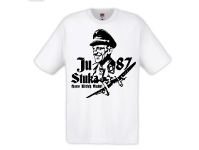 T-Hemd - Ju 87 Stuka - Hans Ulrich Rudel - weiß T-Hemd - Ju 87 Stuka - Hans Ulrich Rudel - weiß