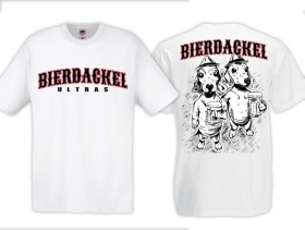 Frauen T-Shirt - Bierdackel - weiss Frauen T-Shirt - Bierdackel - weiss