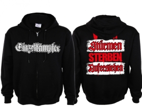 Kapuzenjacke - Einzelkämpfer - Vom Stürmen, Sterben, Auferstehen Kapuzenjacke - Einzelkämpfer - Vom Stürmen, Sterben, Auferstehen