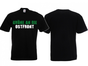 Frauen T-Shirt - Grüne an die Ostfront - schwarz Frauen T-Shirt - Grüne an die Ostfront - schwarz