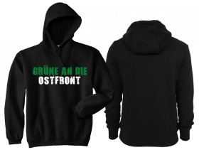 Frauen - Kapuzenpullover - Grüne an die Ostfront - schwarz Frauen - Kapuzenpullover - Grüne an die Ostfront - schwarz