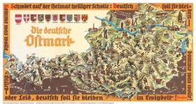 Bildwandkarte - Die deutsche Ostmark Bildwandkarte - Die deutsche Ostmark