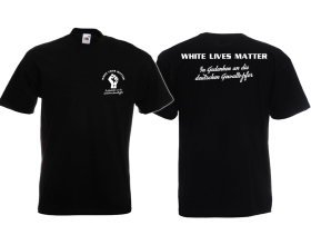 Frauen T-Shirt - In Gedenken an die deutschen Gewaltopfer - White Lives Matter - Motiv 2 Frauen T-Shirt - In Gedenken an die deutschen Gewaltopfer - White Lives Matter - Motiv 2