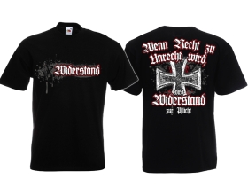 Frauen T-Shirt - Widerstand - Wo Recht zu Unrecht wird, wird Widerstand zur Pflicht! Frauen T-Shirt - Widerstand - Wo Recht zu Unrecht wird, wird Widerstand zur Pflicht!
