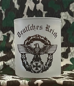 Glas Tasse - Deutsches Reich - Motiv 1 Glas Tasse - Deutsches Reich - Motiv 1