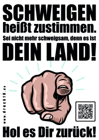 Hol dir dein Land zurück! - Aufkleber Paket 50 Stück Hol dir dein Land zurück! - Aufkleber Paket 50 Stück