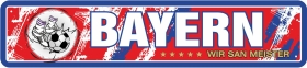 Blechschild - Straßenschild Bayern - XXL Version - S217 (400) Blechschild - Straßenschild Bayern - XXL Version - S217 (400)