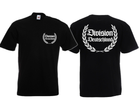 T-Hemd - Division Deutschland - klassisch - Motiv 1 - schwarz T-Hemd - Division Deutschland - klassisch - Motiv 1 - schwarz